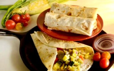 Dwayne’s Calabacitas Green Chile Burritos