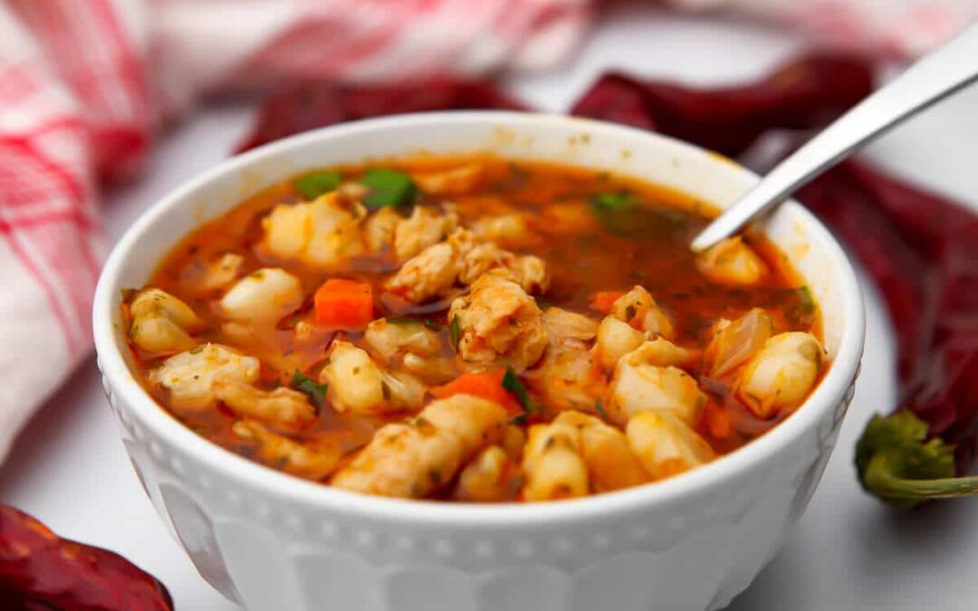 Chef Karen’s Red Chile Posole with Pork